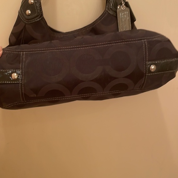 Coach Jacquard signature pleaded bag - Picture 12 of 13